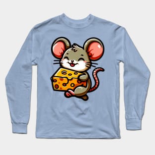 Cute Mouse Long Sleeve T-Shirt